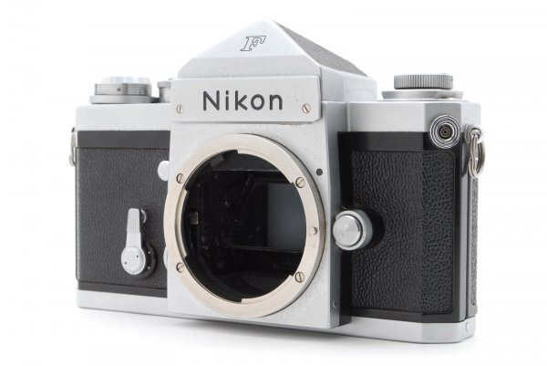 Nikon F Eye Level Silver 35mm SLR Film Camera ニコン カメラ #95