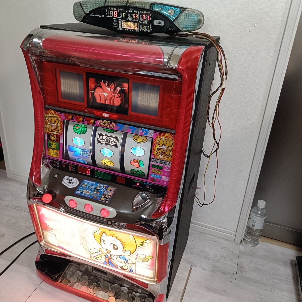 パチスロ　実機　大都技研　押忍！番長　ミサオバージョン　スロット　液晶綺麗　送料5000円 東京池袋