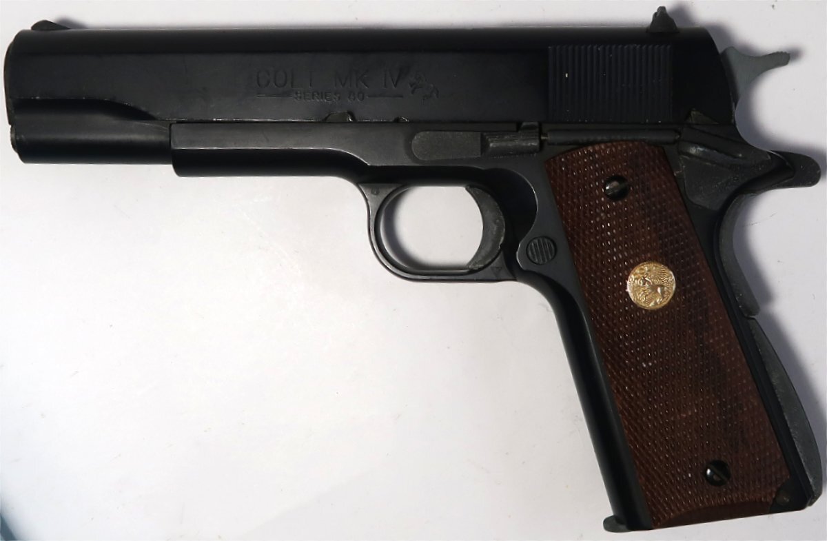 WA, コルト ガバメント45 MkⅣ シリーズ80 , 中古,パーツ不足, 動作不良