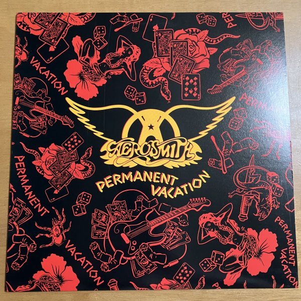 LP US ORIGINAL盤 AEROSMITH エアロスミス / PERMANENT VACATION GHS 24162 GEFFEN RECORDS ジャケット底割れ小、インナースリーブ底抜け
