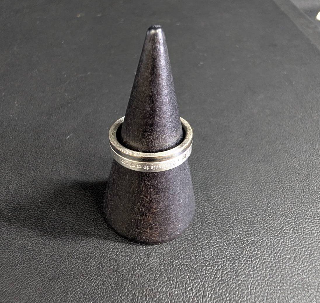 AA287　SV / K18PG◆4グラム◆指輪◆9号　【1円スタート】