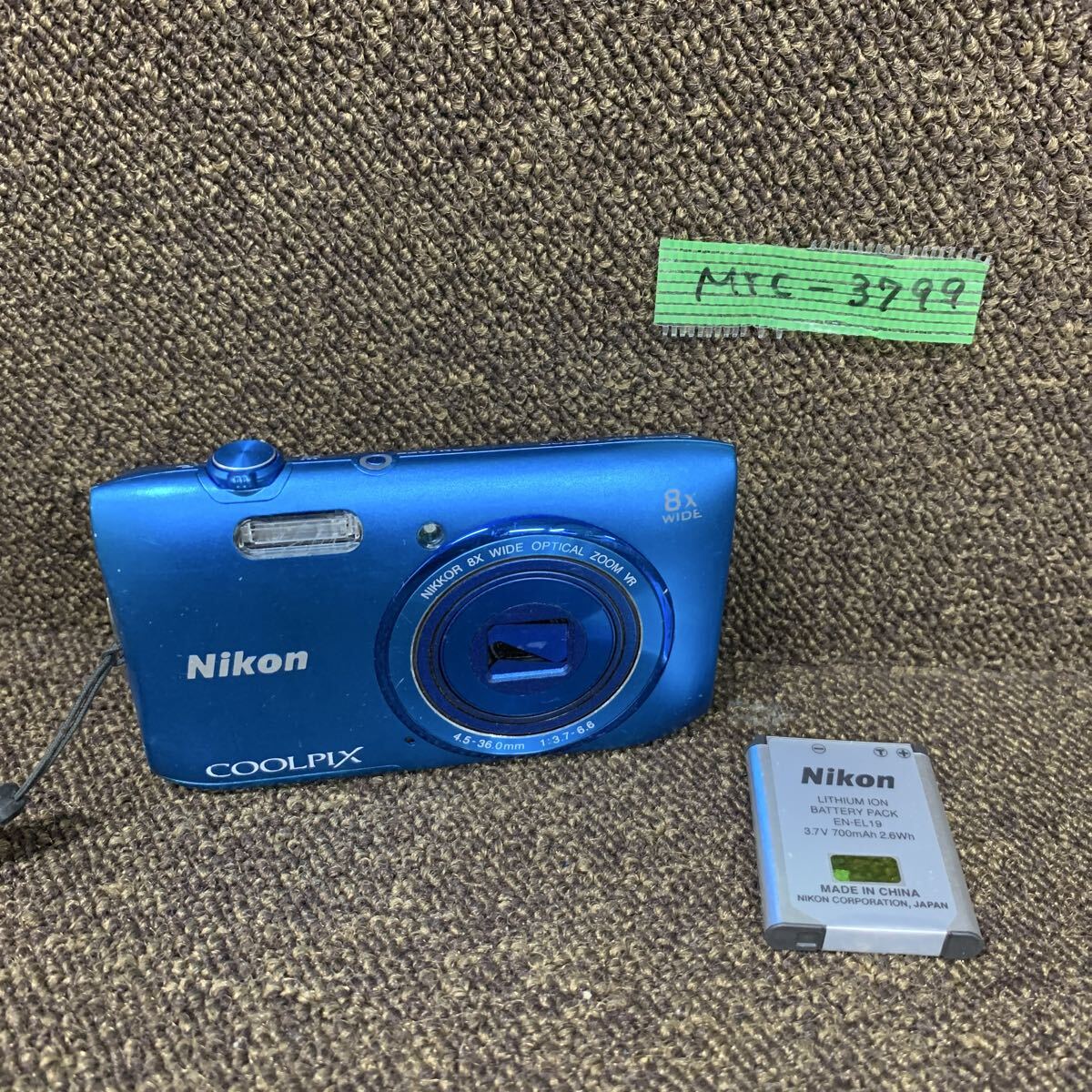 MYC-3799 激安 デジタルカメラ デジカメ Nikon COOLPIX S3600 動作未確認 現状品 同梱不可
