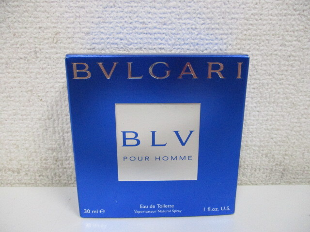 BVLGARI ブルガリ BLV POUR HOMME ブルー プールオム 香水 オードトワレ 30ml 残量約80％ 中古品 激安1円スタート