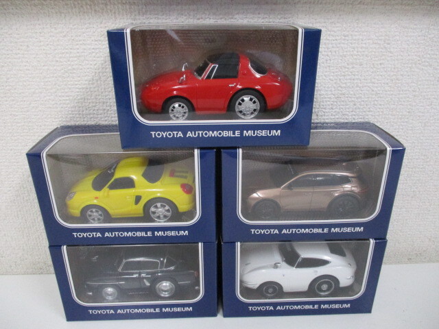TOYOTA トヨタ ミニカー トヨタ博物館オリジナルプルバックカー 5台セット 未開封品 激安1円スタート