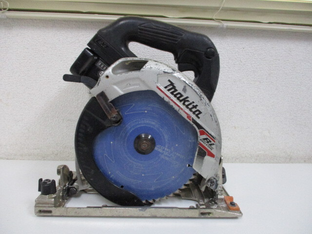 makita マキタ 165mm 充電式マルノコ HS631D ブラック 18V 本体 バッテリー付き 2017年製 中古品 激安1円スタート