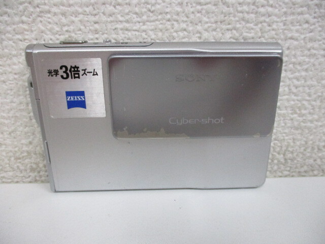 SONY ソニー Cyber-shot サイバーショット DSC-T7 極薄 デジタルカメラ 本体 バッテリー メモリ ジャンク品 激安1円スタート
