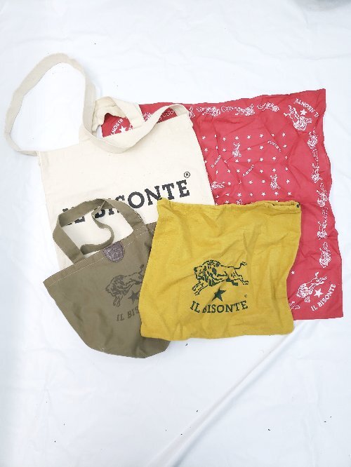◇ 《 IL BISONTE イル ビゾンテ まとめ売り4点セット トート ショルダーバッグ レディース 》 P