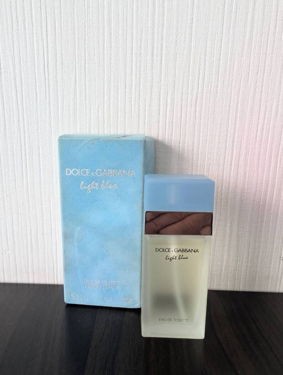 DOLCE＆GABBANA Light blue ドルチェ＆ガッバーナ ライトブルー オードトワレ EDT 容量25ml 香水 残9割程度 同梱可