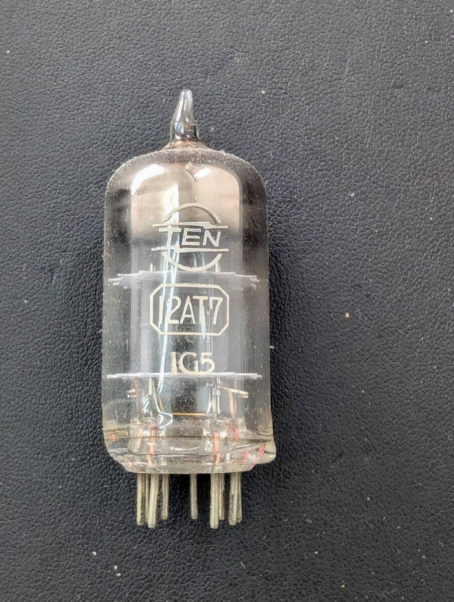 [ジャンク/動作未確認] TEN 12AT7 IG5 通信用 真空管 ヴィンテージ アンティーク 現状品 中古品 同梱可