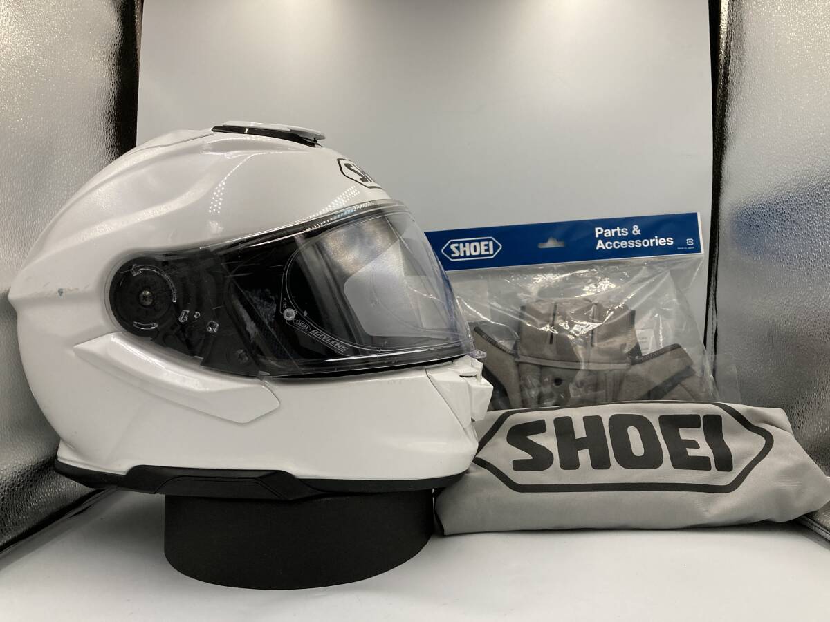 2025年製 SHOEI ショウエイ GT-AIR3 GT-AIRⅢ ルミナスホワイト Sサイズ フルフェイス ヘルメット インナーバイザー 内装新品!! 未使用!!