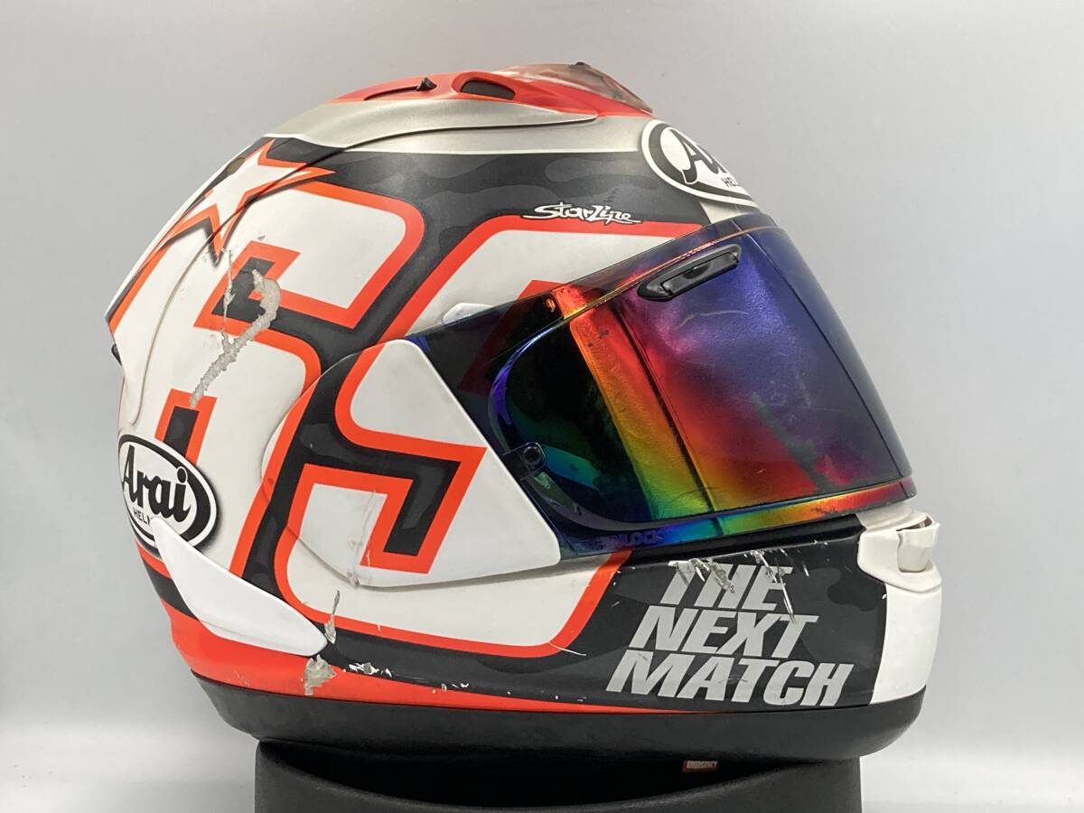 2023年製 Arai アライ RX7 X RX7-X RX-7 X HAYDEN RESET ヘイデンリセット フルフェイス ヘルメット Sサイズ ミラーシールド付き!!