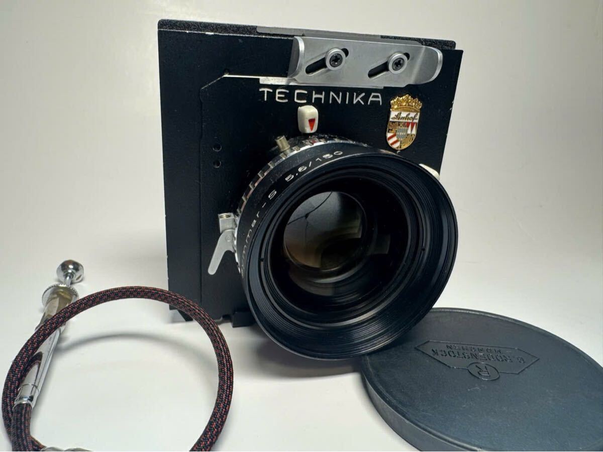 【希少】Schneider Symmar-s F5.6/150mm TECHNIKAボード付 大判カメラレンズ 動作良好