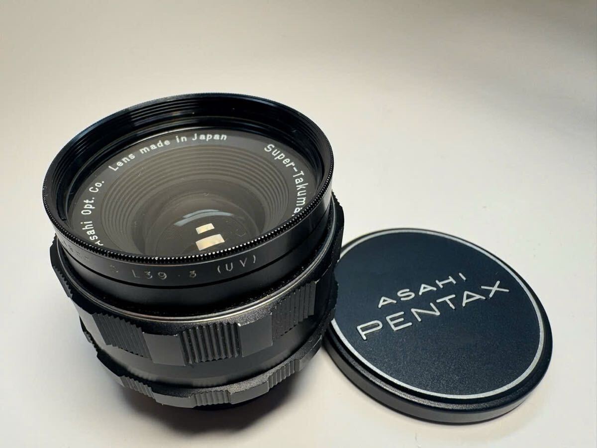 【希少 オールドレンズ】Asahi Pentax Super-Takumar 35mm F3.5 M42 広角単焦点レンズ 純正キャップ付