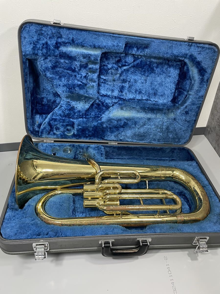 【YAMAHA YEP201】ユーフォニアム ハードケース付き 現状品 吹奏楽No.1