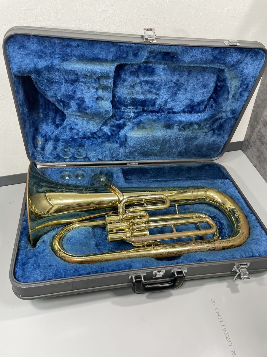 【YAMAHA YEP-201】ユーフォニアム ハードケース付き 現状品 吹奏楽 No.2