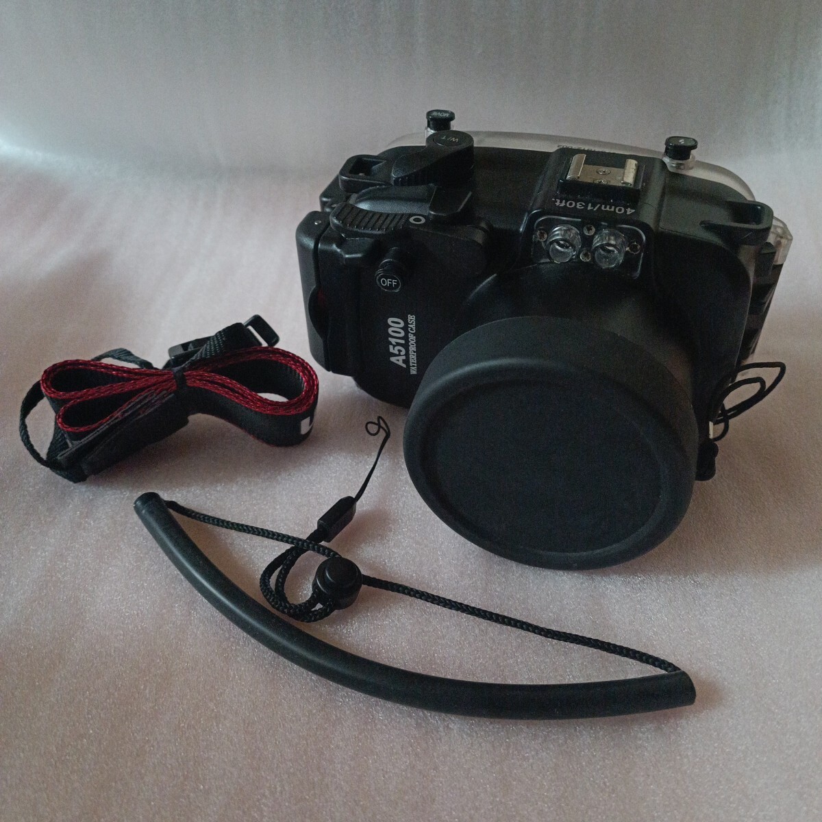 SONY A5100用 WATERPROOF CASE 40m/130ft 防水ケース ハウジングケース 動作未確認 ジャンク
