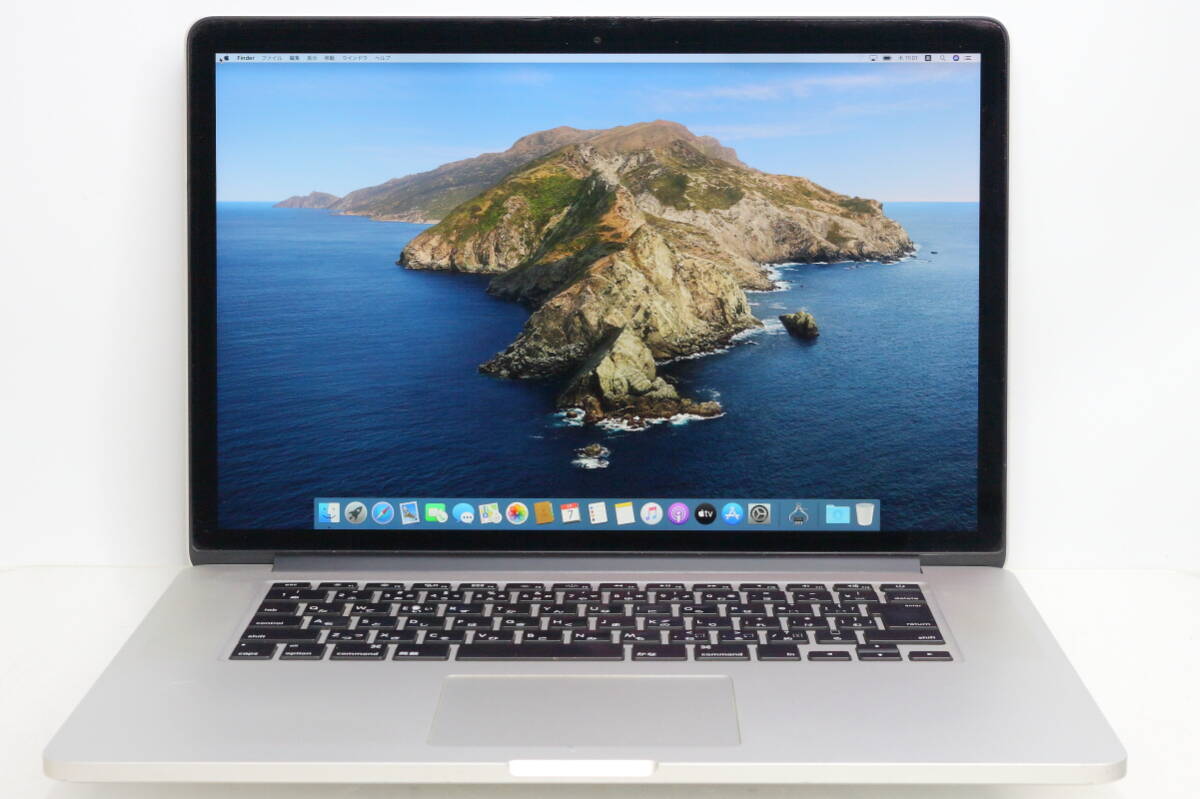 Apple MacBook Pro A1398(Retina,15inch,Mid2014)/2.2GHz クアッドコア Core i7/16GBメモリ/SSD256GB/バッテリー正常/macOS Catalina #0622
