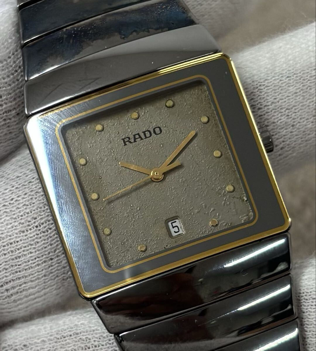 052631★RADO/ラドー★DIASTAR/ダイヤスター★152.0332.3★クォーツ★メンズ腕時計★ジャンク