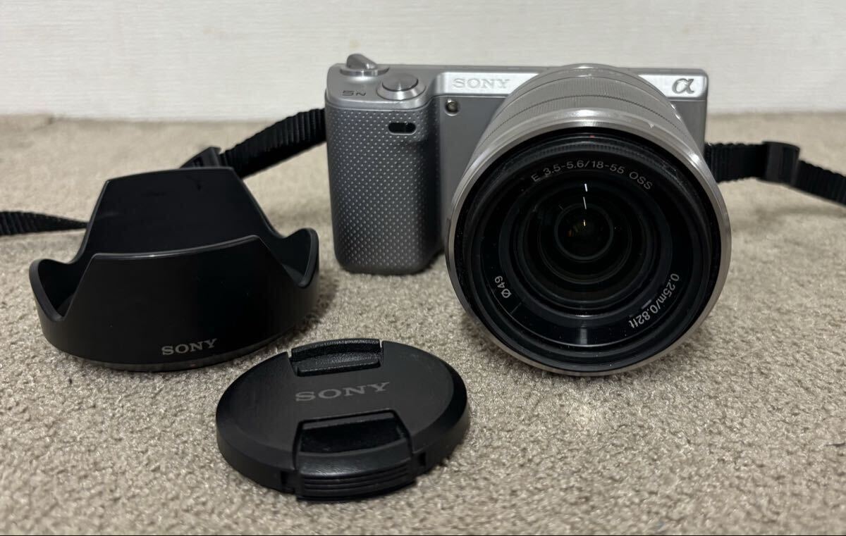 0508Lb★SONY/ソニー★α★NEX-5N★デジタルカメラ★ミラーレス一眼レフカメラ★レンズ/E 3.5-5.6/18-55★ジャンク
