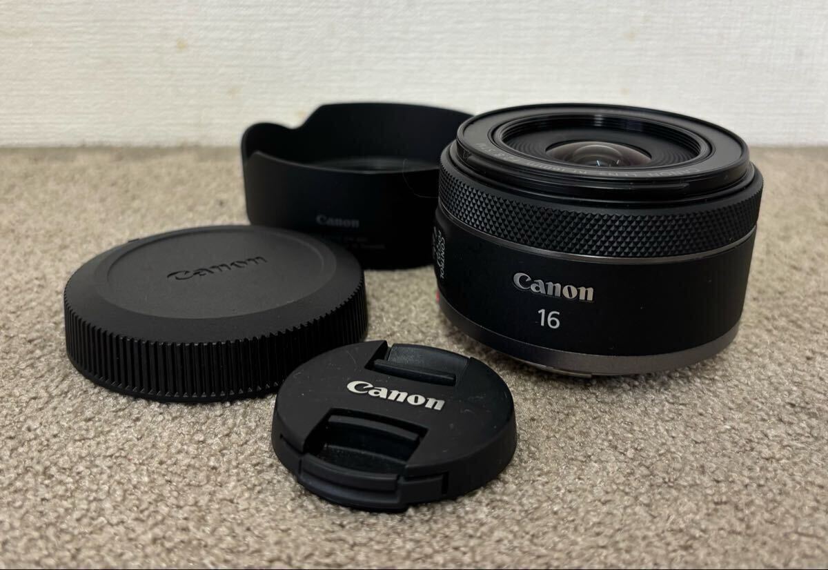 0508Lb★Canon/キャノン★RF 16㎜★F2.8 STM★一眼カメラ用レンズ★ジャンク