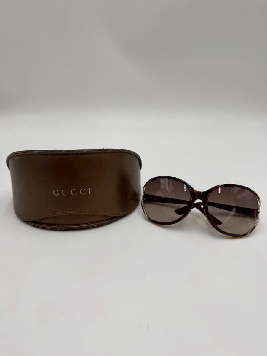 # GUCCI グッチ サングラス アイウェア ブラウン