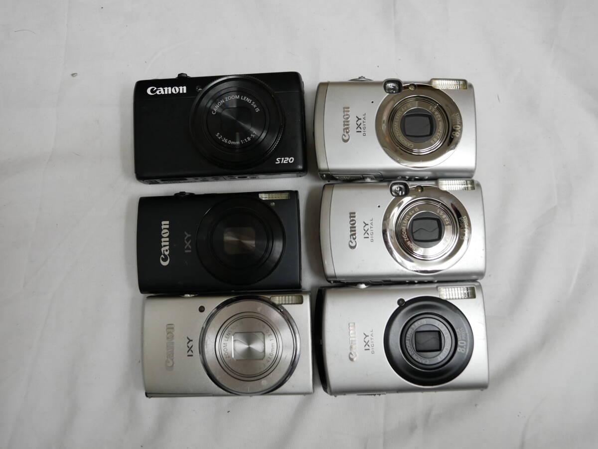 23 CANON コンデジ 6台 IXY DIGITAL powershot S120 600F 140 810is 810is 910is