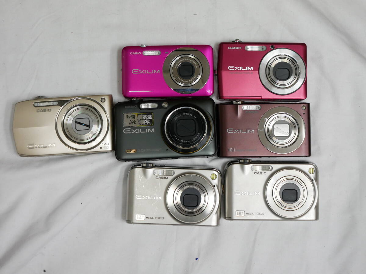 25 CASIO EXILIM コンデジ 7台まとめ EX-Z2300 EX-Z1200 EX-Z1200 EX-Z700 EX-Z100 EX-Z800 EX-FC100