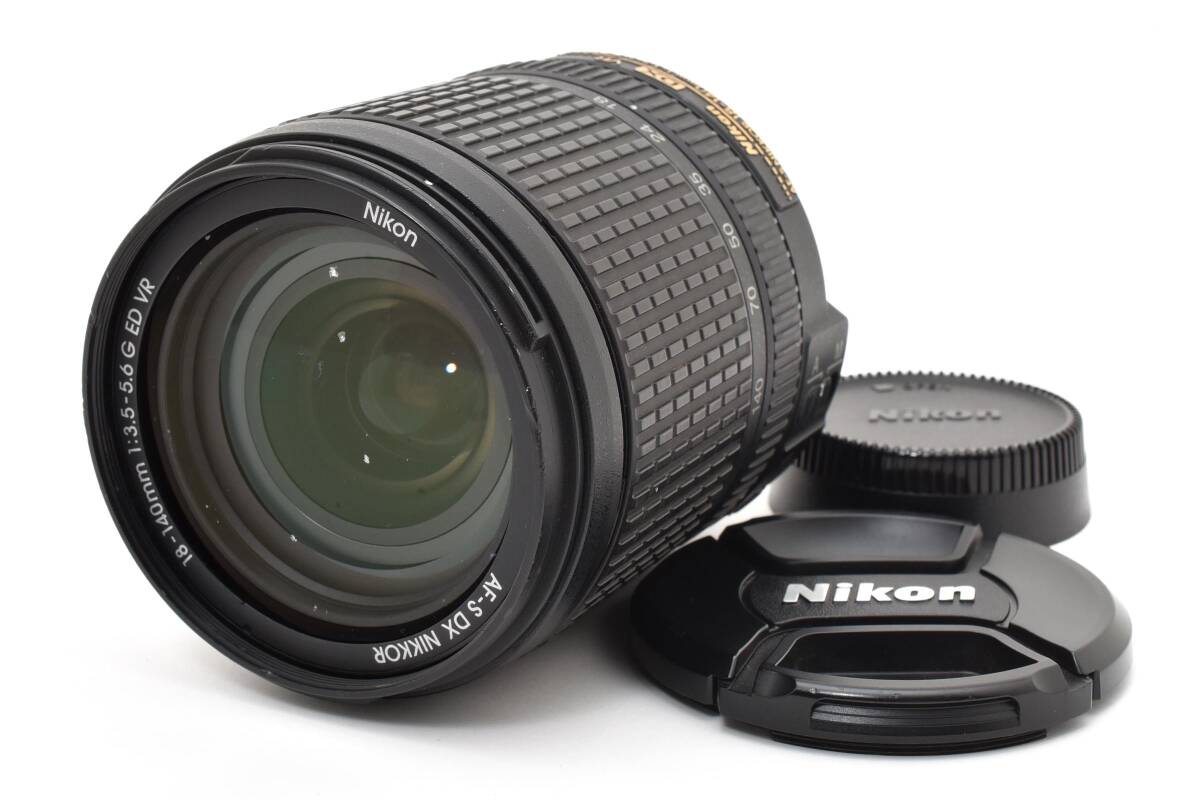 【美品】ニコン Nikon AF-S DX NIKKOR 18-140mm F3.5-5.6G ED VR 一眼カメラ用レンズ【動作確認済】#2893187