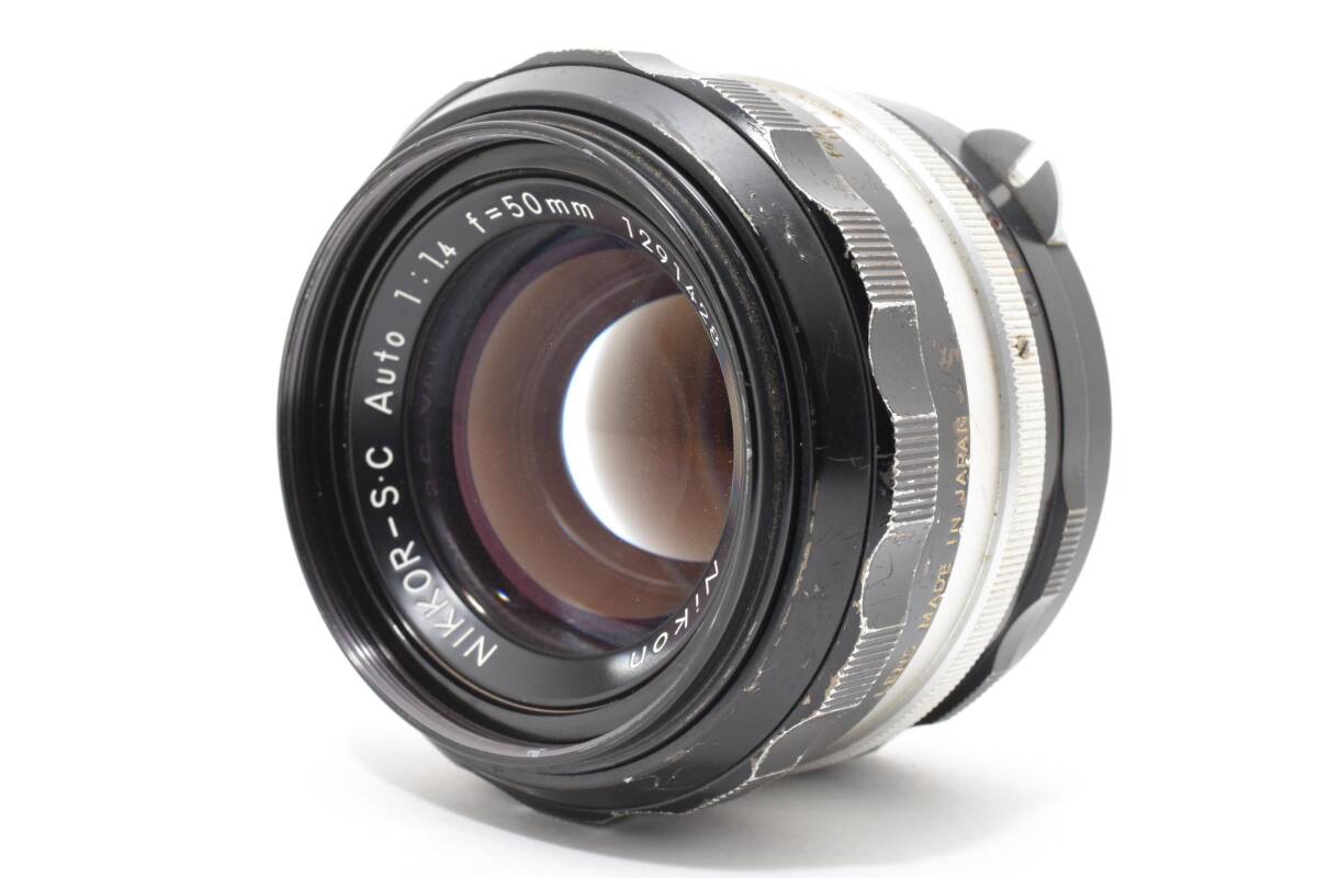 【美品】ニコン Nikon NIKKOR-S.C Auto 50mm F1.4 単焦点レンズ【動作確認済】#2908707