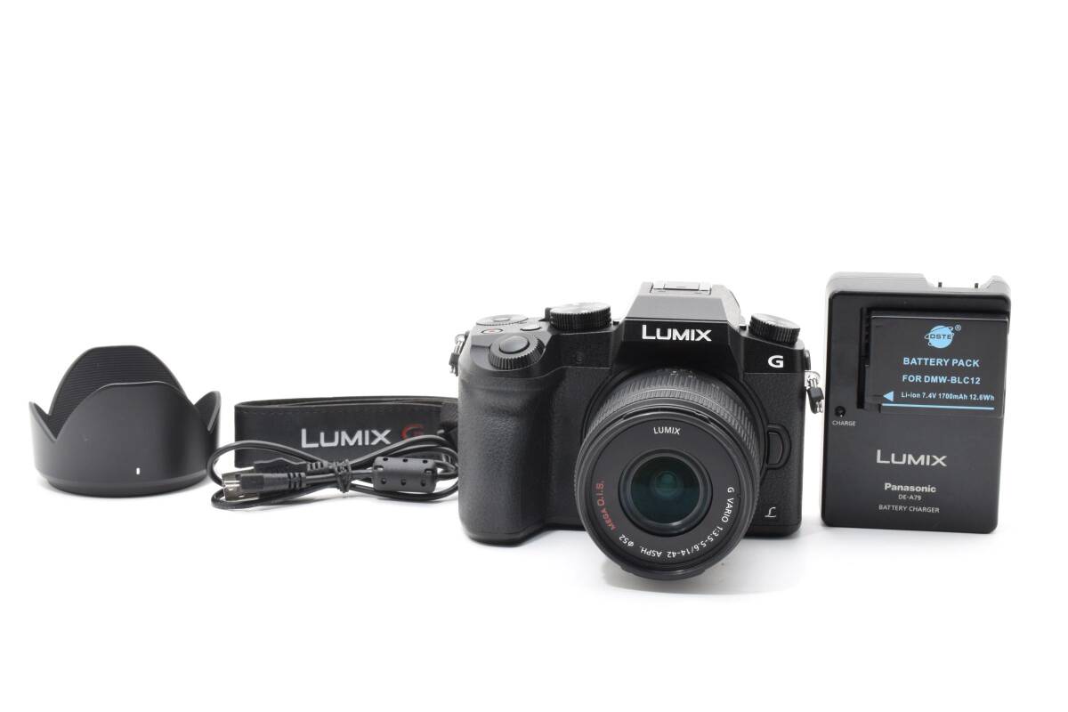 １円オークション★【特上美品】パナソニック Panasonic LUMIX DMC-G7 レンズセット 14-42mm【動作確認済】#2908718