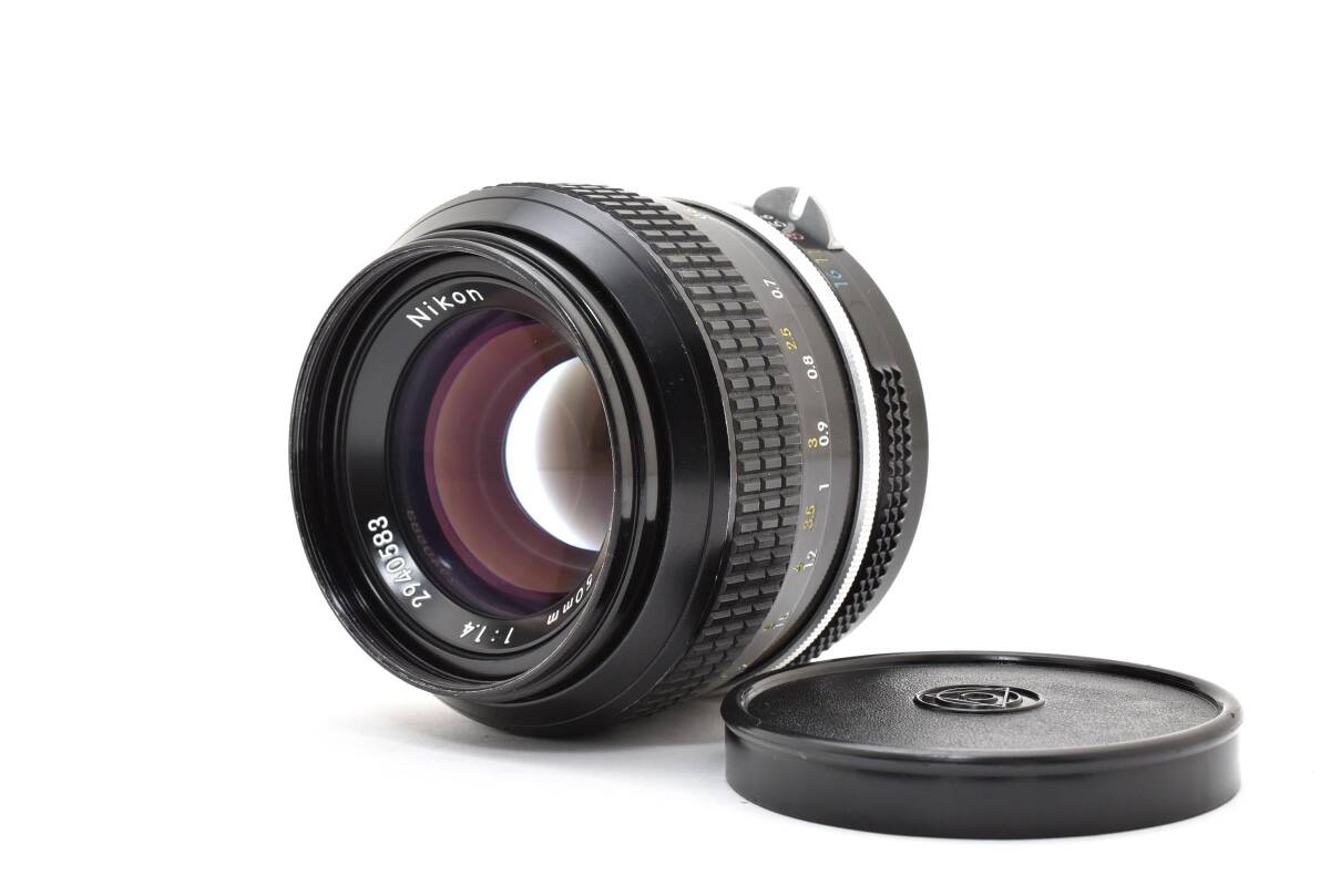【特上美品】Nikon New NIKKOR 50mm F1.4 非Ai 単焦点 標準レンズ 【動作確認済】#2912917