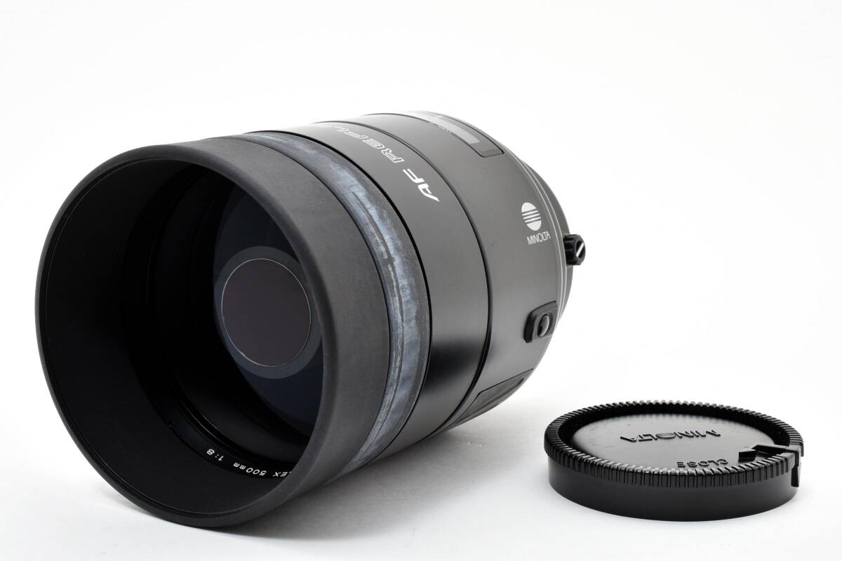 【美品】ミノルタ MINOLTA AF REFLEX 500mm F8 カメラ レンズ ミラーレンズ 【動作確認済】#2933448