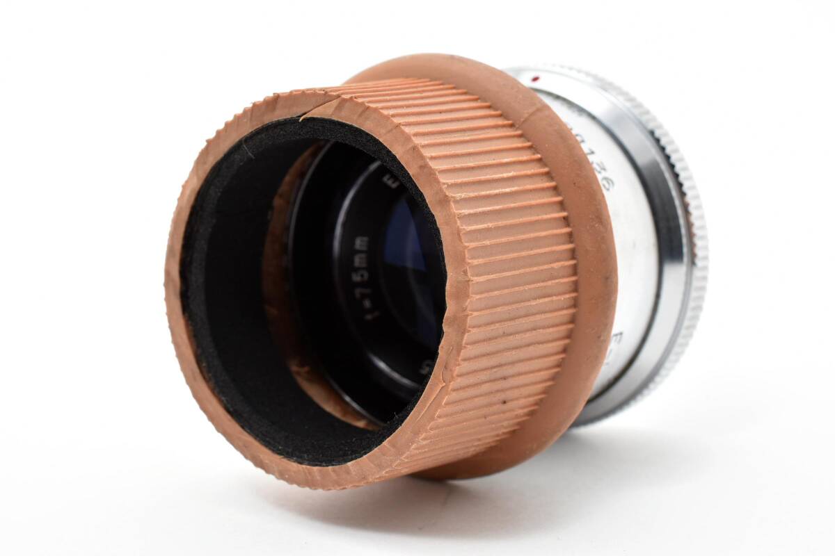 【実用品】E-LUCKY ANASTIGMAT 75mm F3.5 引き伸ばしレンズ【動作確認済】#2933454