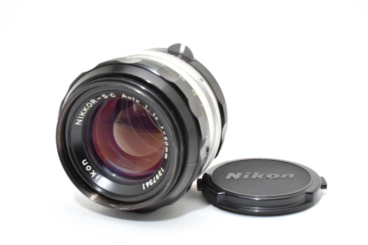 【美品】ニコン Nikon NIKKOR S.C AUTO 50mm F1.4 単焦点 レンズ【動作確認済】#2933470