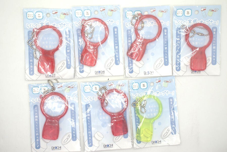 未使用　DAIICHI　ダイイチ　らくらく実感！オープナー　ペットボトル＆缶　便利グッズ　7個
