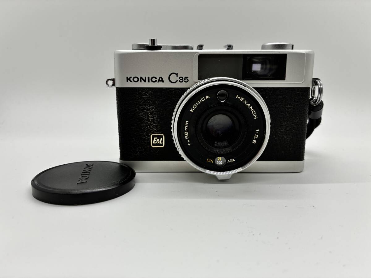 30#35★良品★コニカ KONICA C35 E&L レンジファインダー #376