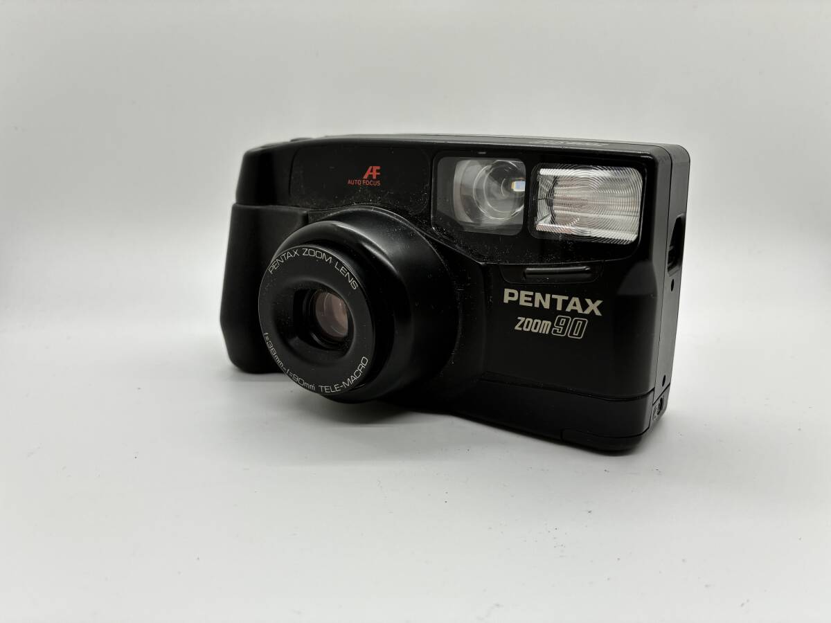 25#30★良品★PENTAX ZOOM 90 コンパクトフィルムカメラ #381