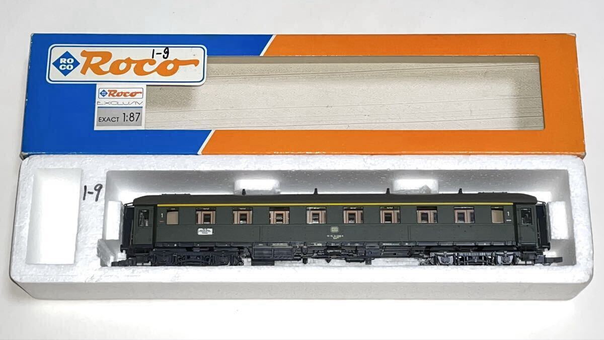 ロコ ヨーロッパ型HO　ROCO 44554 EXCLUSIV 1:87　西ドイツ国鉄 急行用1等客車 送料込 DB Ayse604 50 80 18-11 208-8