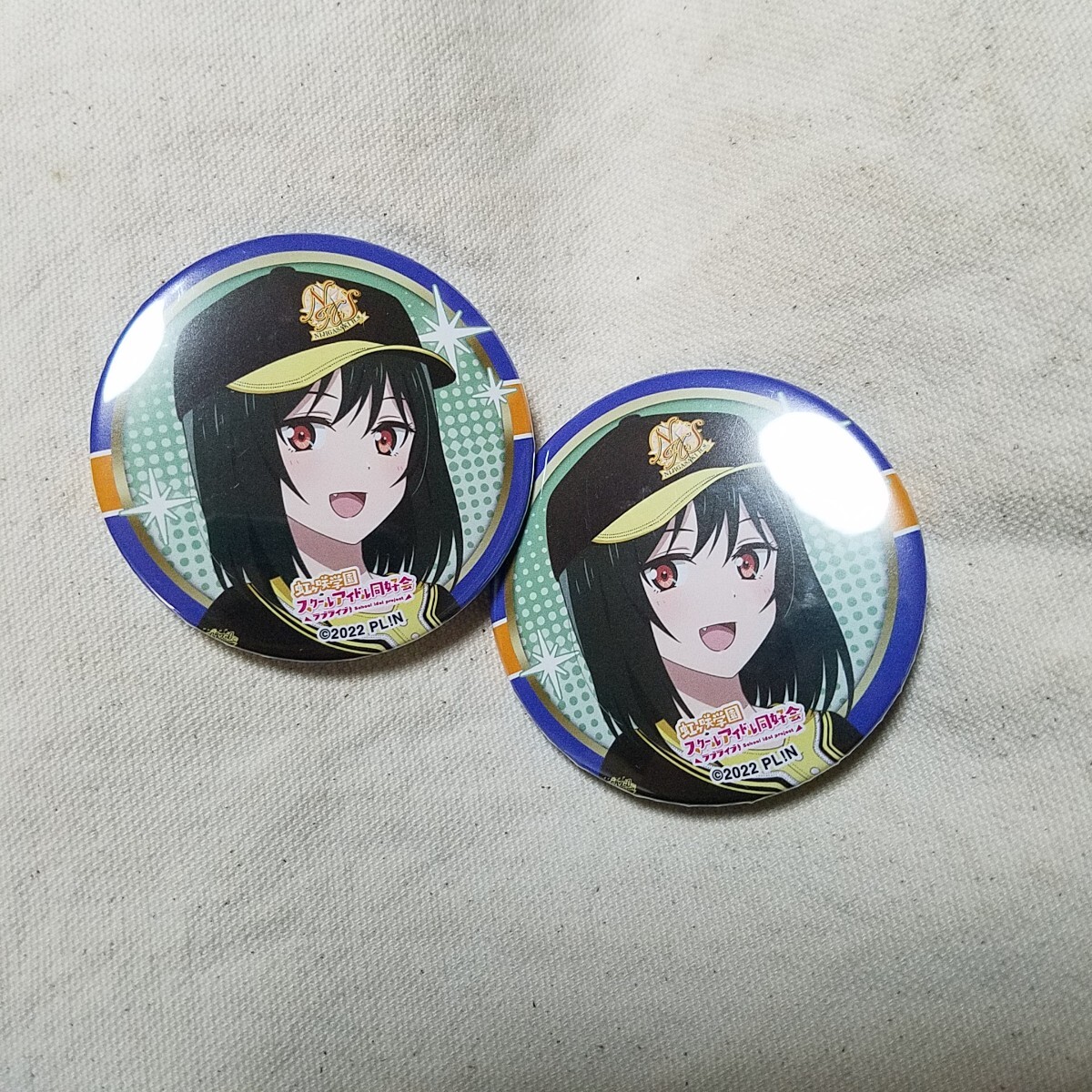 即決　三船栞子　缶バッジ　ラブライブ　虹ヶ咲 ユニット甲子園 2024