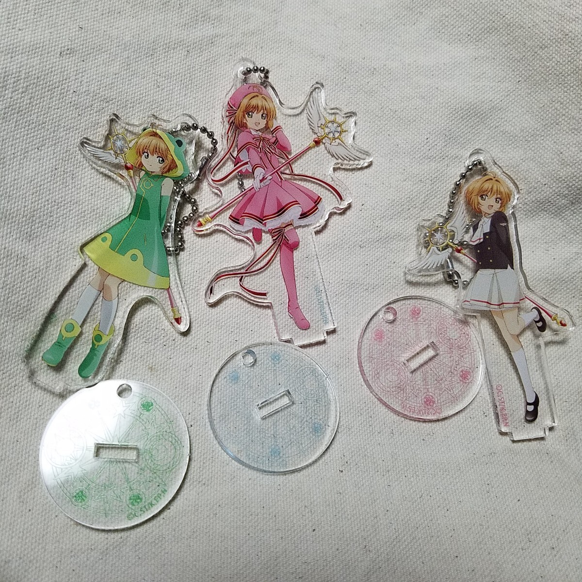 カードチャプターさくら　木之本桜　アクリルスタンド　クリアカード　ストラップ　コスチューム　キーホルダー　 アクリルキーホルダー