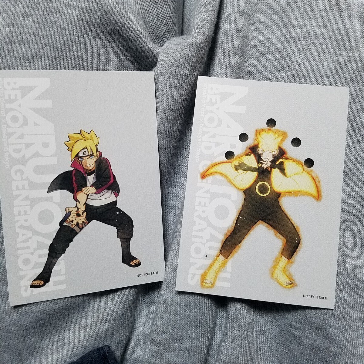 即決　NARUTO うずまきナルト　ボルト　ベースヤード　Tokyo カード　BORUTO 非売品　特典