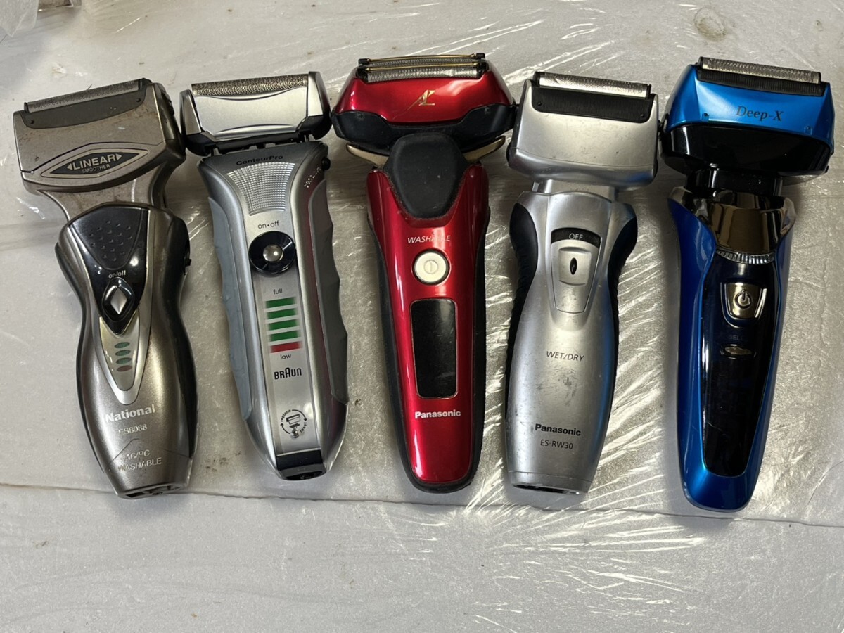 【電気ェーバー　本体】Panasonic&BRAUN など　本体　まとめ売り　5台 セット