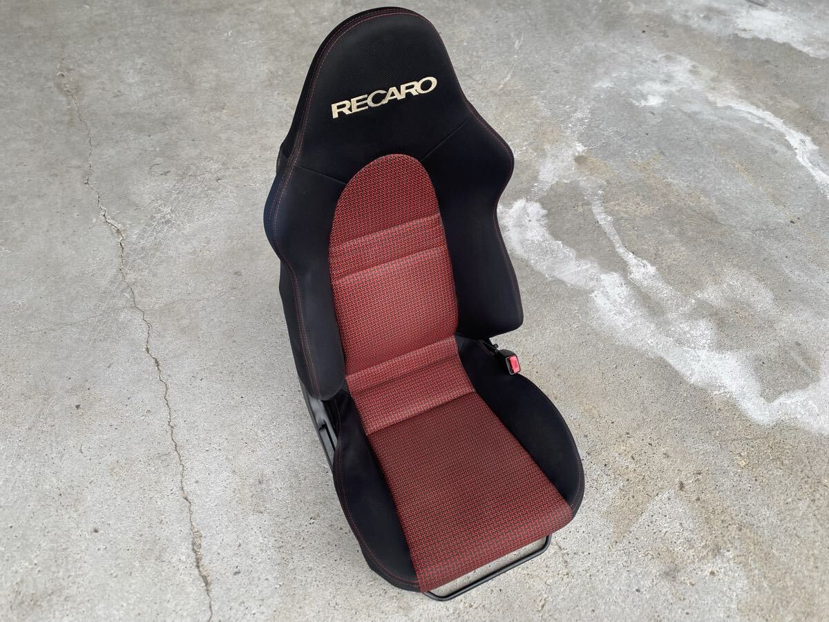 美品 コペン L880K RECARO レカロ 4万キロ オプション レッド セカンドアニバーサリーエディション シート 右 運転席