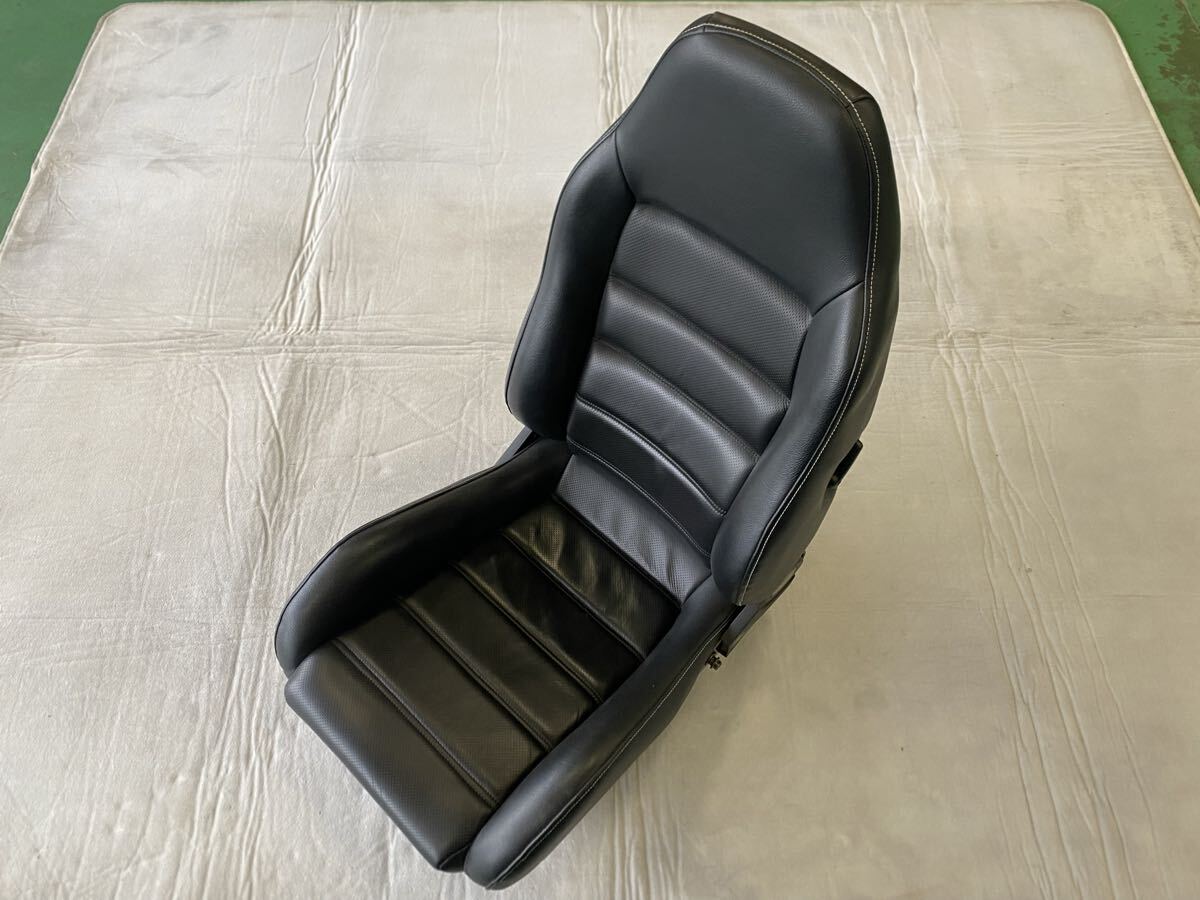奇跡の一品 美品 ユーノスロードスター NA6CE ナカマエ製作所 フルオーダー品 運転席 レザー セミバケ シート レール 付 NA8C NB6C NB8C
