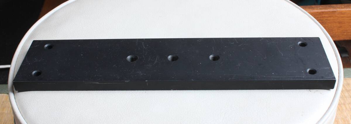 【終活】アルミプレート　長さ260mm×幅60mm×厚み10mm【自作などに】