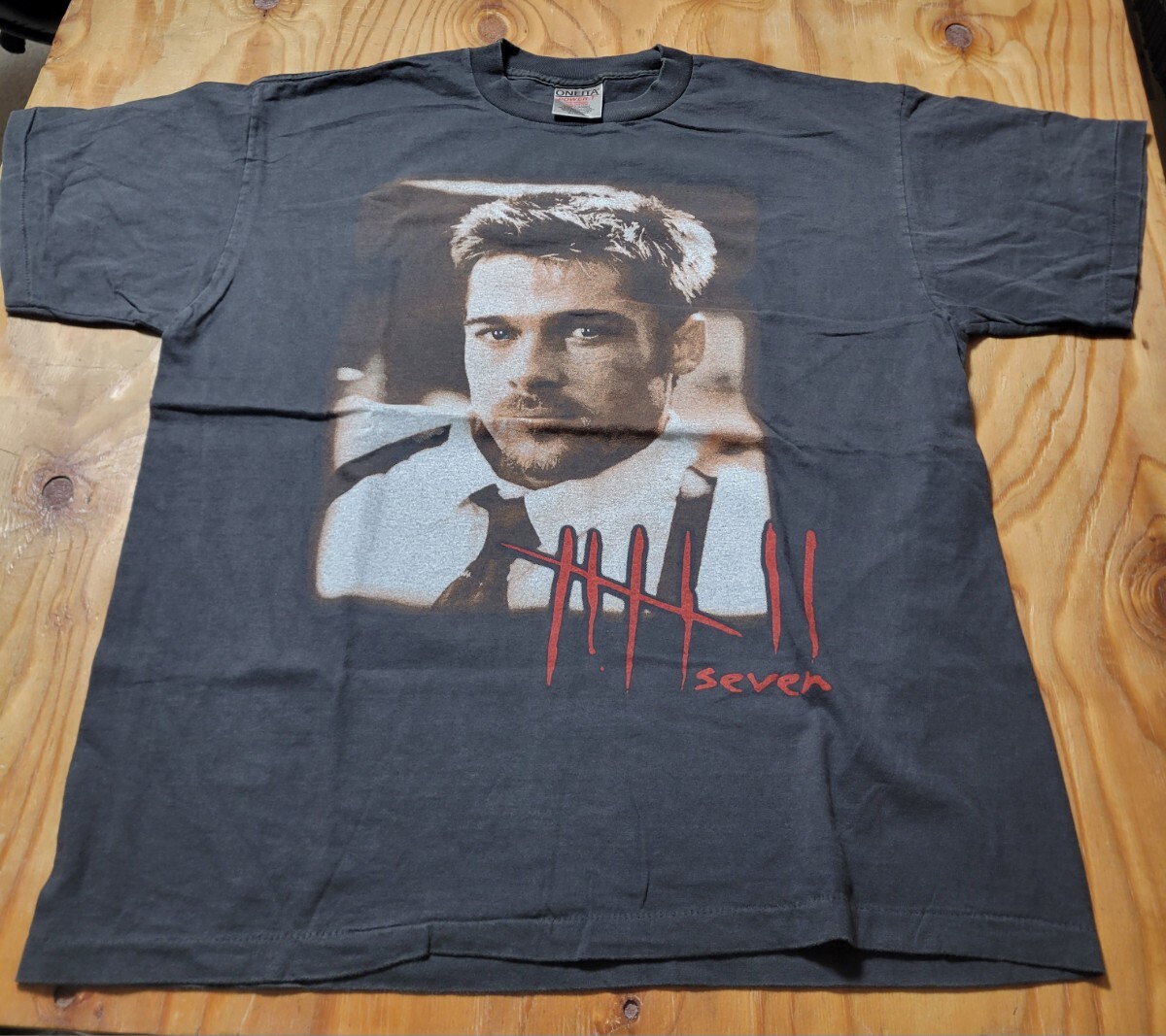 SE7EN セブン ブラッド・ピット 映画Tシャツ XL 