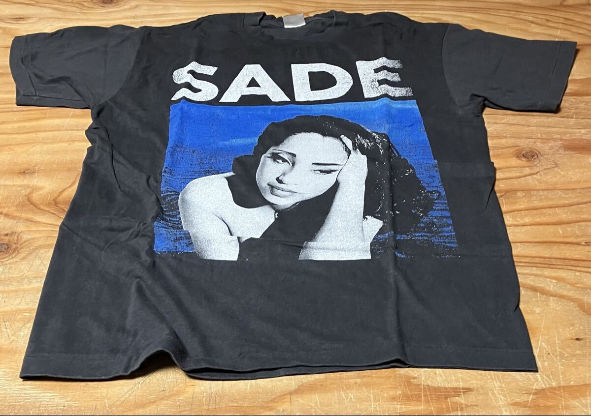 SADE シャーデー Tシャツ バンドTシャツ ブラック Lサイズ