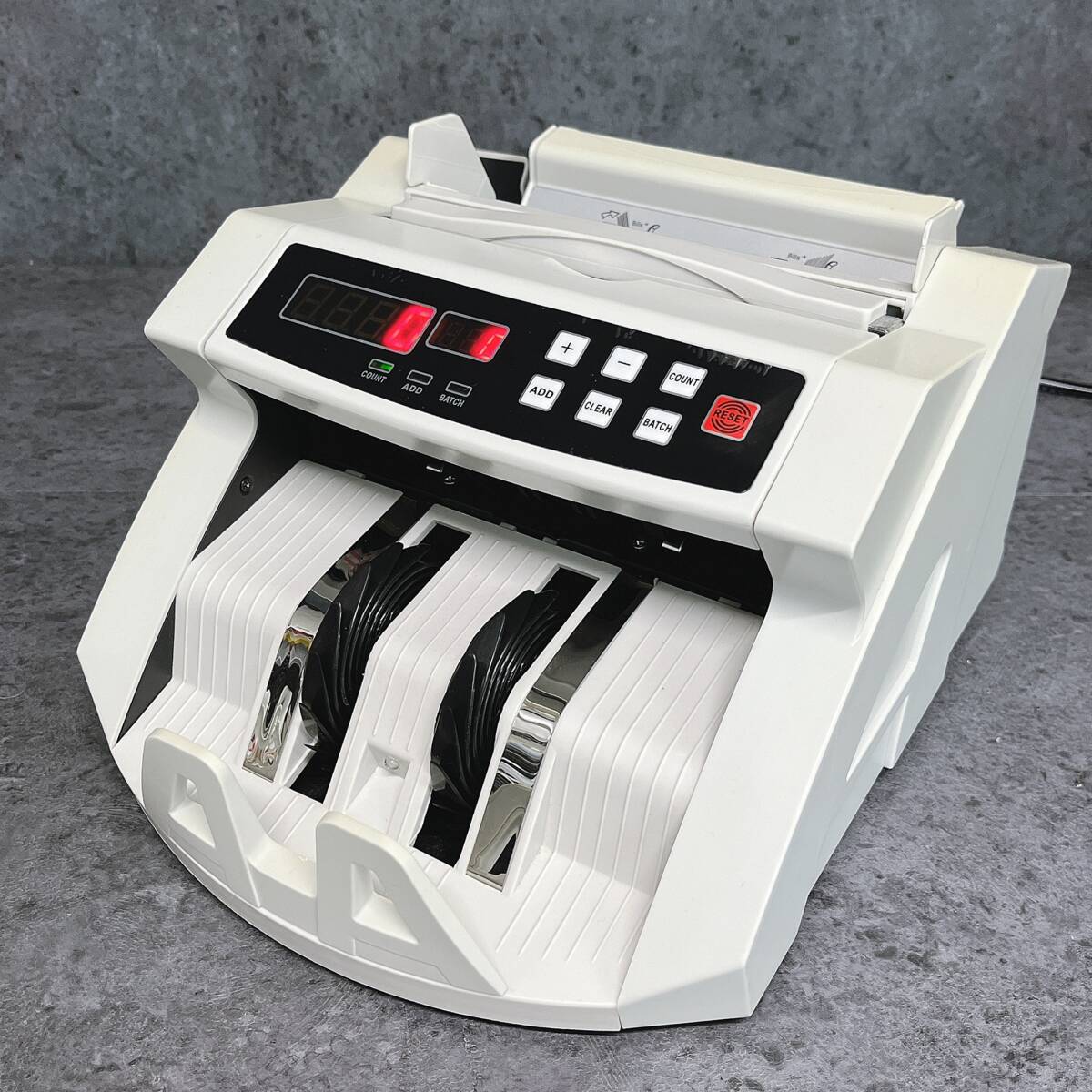動作OK！マネーカウンター 自動紙幣計算機 ”ハイスピード Bill Counter 札カウンター” 4桁デジタル表示