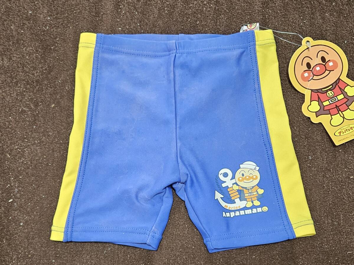 送料無料・未使用・アンパンマンプールパンツ80・男の子用・汚れ有り