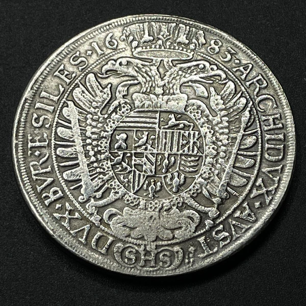 古銭 神聖ローマ帝国 ハプスブルク家 レオポルト1世 1683年 第二次ウィーン包囲 抵抗の象徴 硬貨 銀貨 貨 記念幣 コレクション コイン